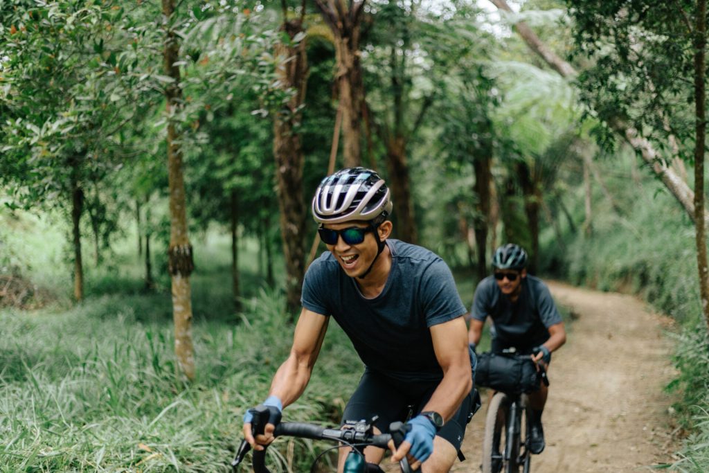 Touring with gravel bikes together