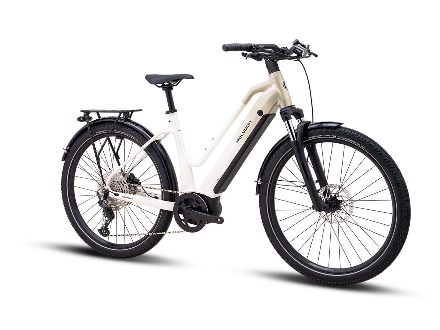Polygon Kalosi Lanes Prime front three quarter view in white