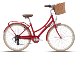 Polygon Oosten 26 City Bike Red