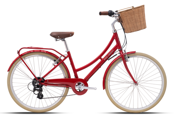 Polygon Oosten 26 City Bike Red