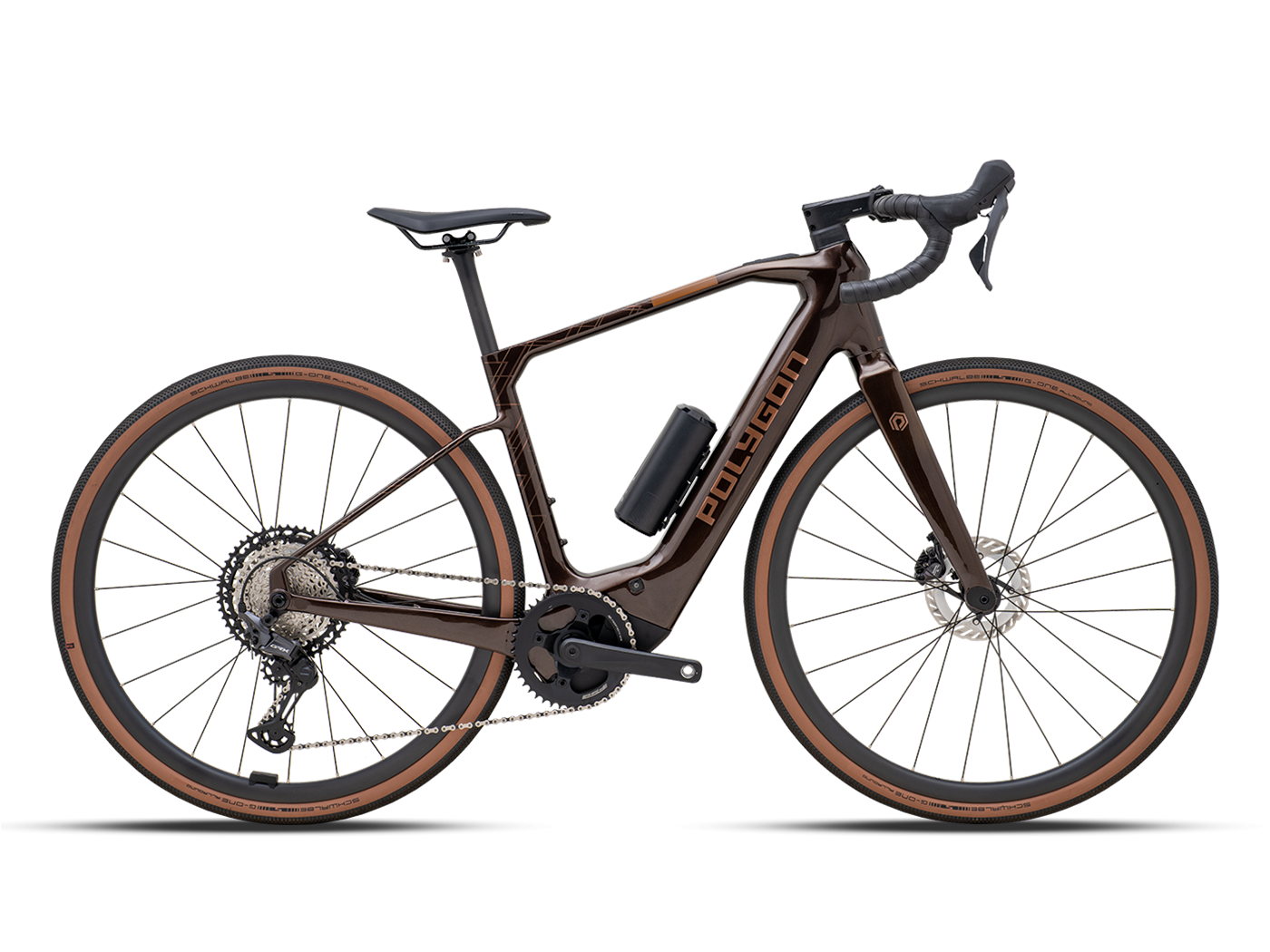 Polygon Tambora AE Electric Gravel Bike Brown