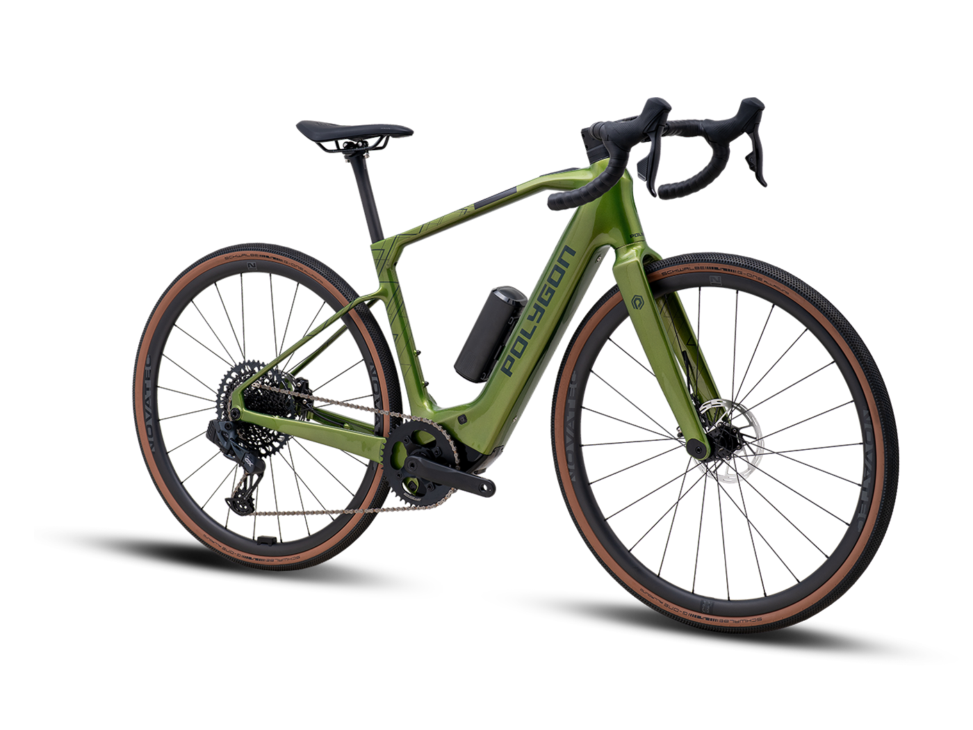 Polygon Tambora AE GX front three quarter view in green