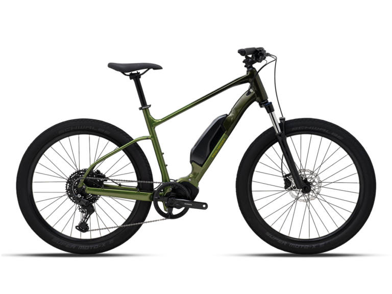 Polygon Kalosi Lanes Gent Electric Hybrid Bike Green