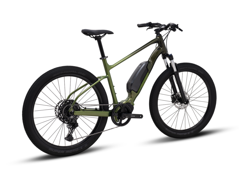Polygon Kalosi Lanes Gent Electric Hybrid Bike Green
