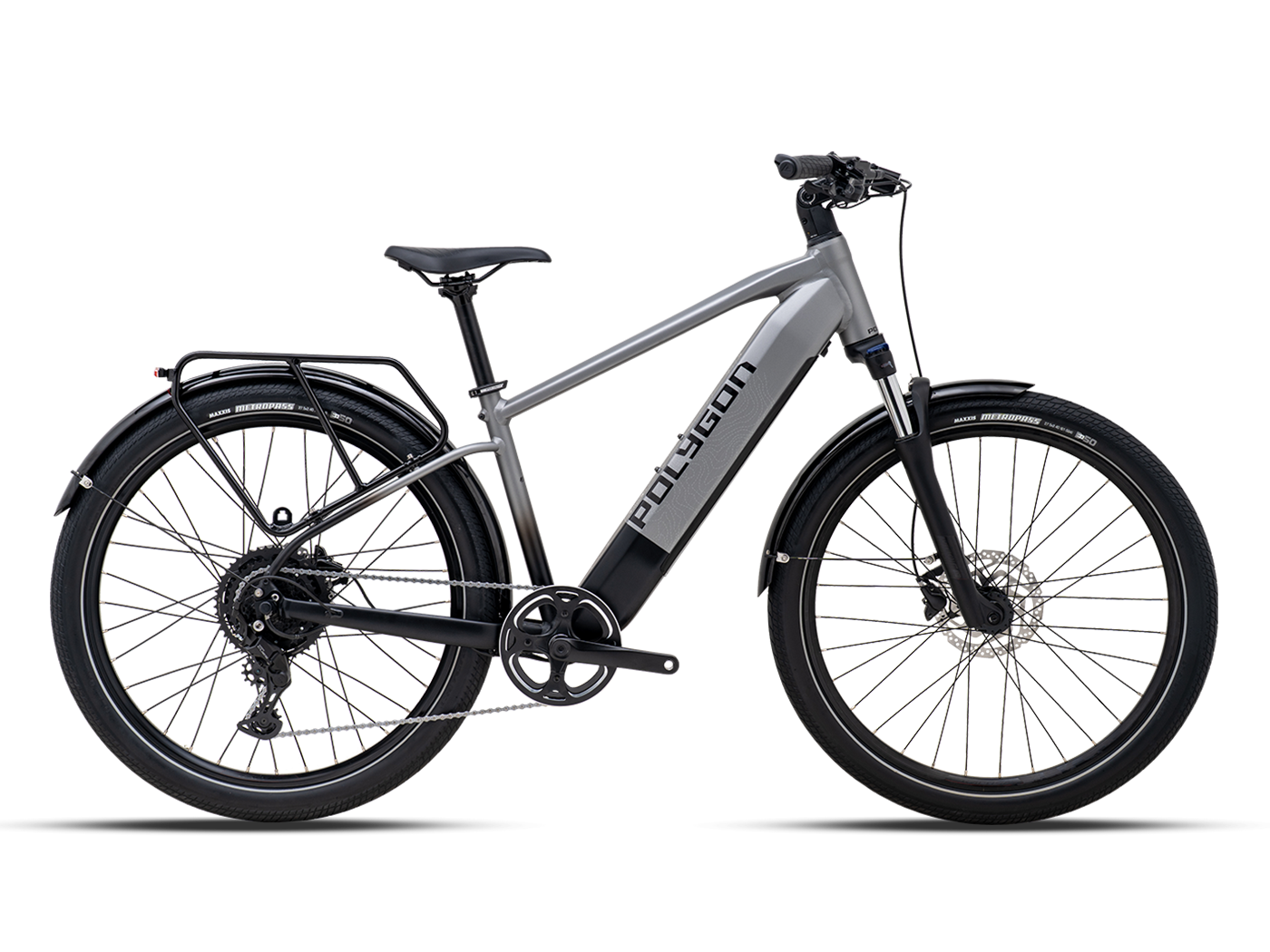 Polygon Kalosi Altera Electric Hybrid Bike Charcoal