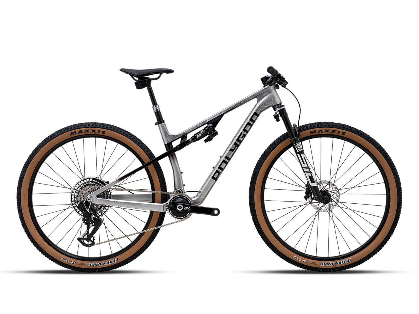 Polygon Syncline DR0 Silver heldämpad XC-cykel