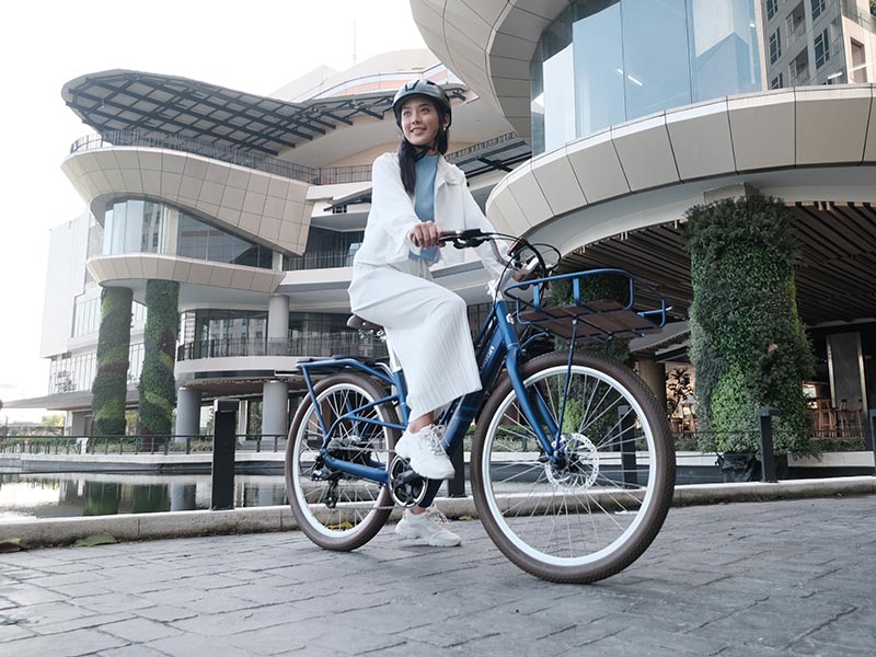 Sepeda urban Polygon Oosten mampu membawa banyak barang
