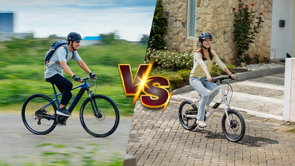 Sepeda listrik hybrid & mini Velo