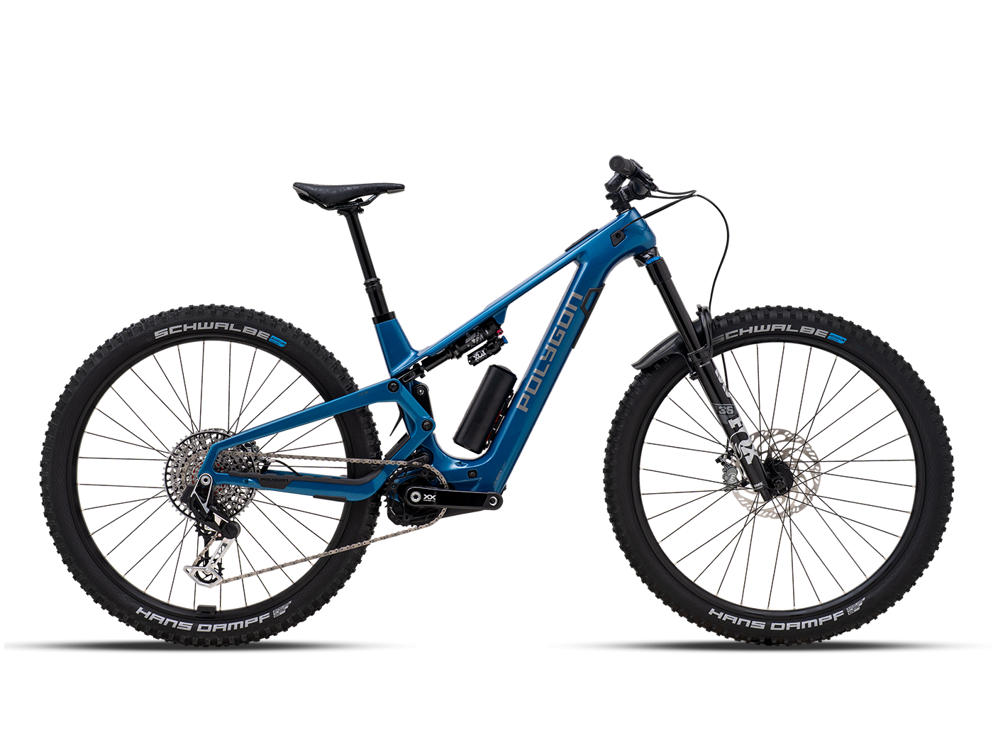 Polygon Collosus TLE 0 AXS Electric Mountain Bike Blue