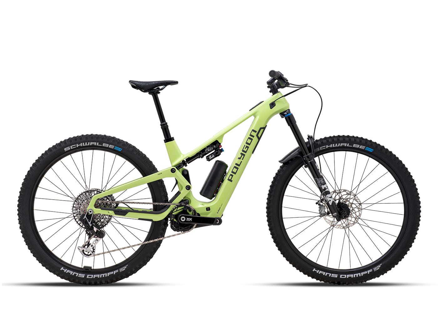 Polygon Collosus TLE 0 AXS Electric Mountain Bike Green