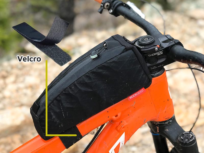 Sleek-Strap Free Gravel Bike Top Tube Bag