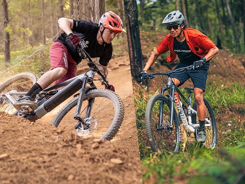 Perbedaan utama sepeda listrik e-mtb vs sepeda gunung reguler