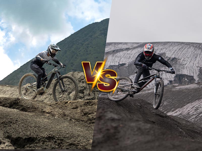 Sepeda Gunung Elektirk Vs Sepeda Gunung Reguler