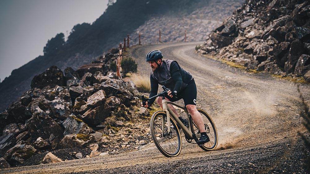 Narrower gravel bike handlebar