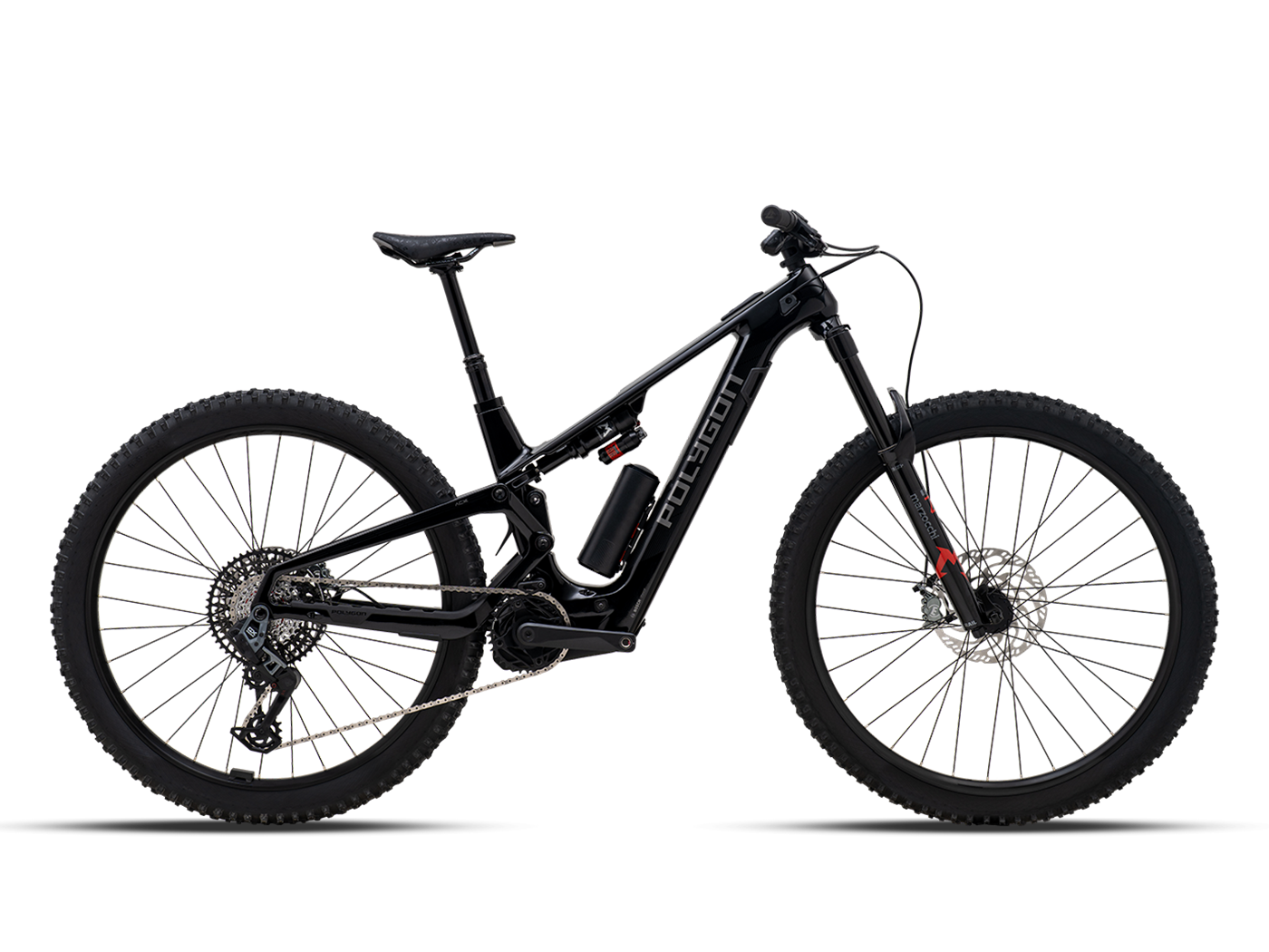 Polygon Collosus TLE 8 AXS Electric Mountain Bike Black