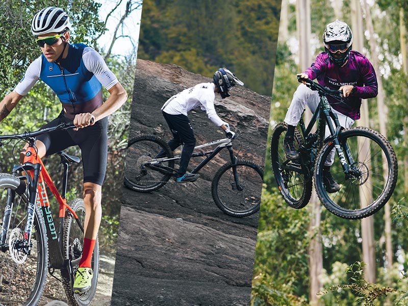 Perbandingan sepeda gunung XC, Trail, dan Enduro