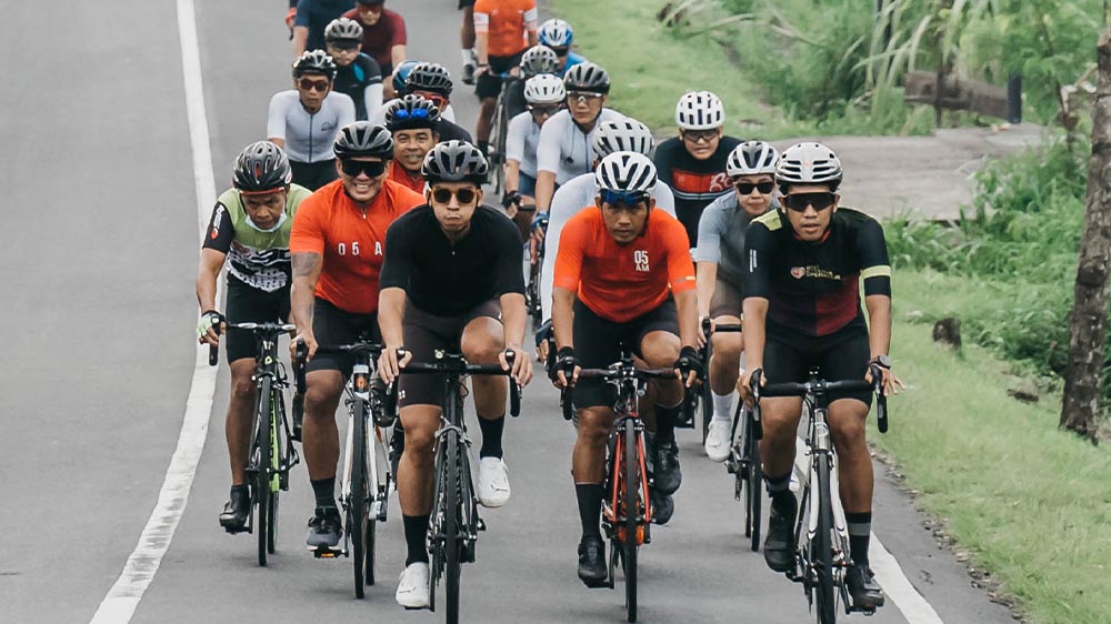 Group riding practice