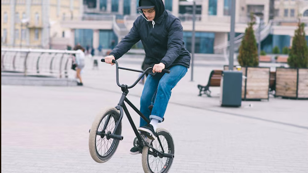 Trik sepeda BMX Manual