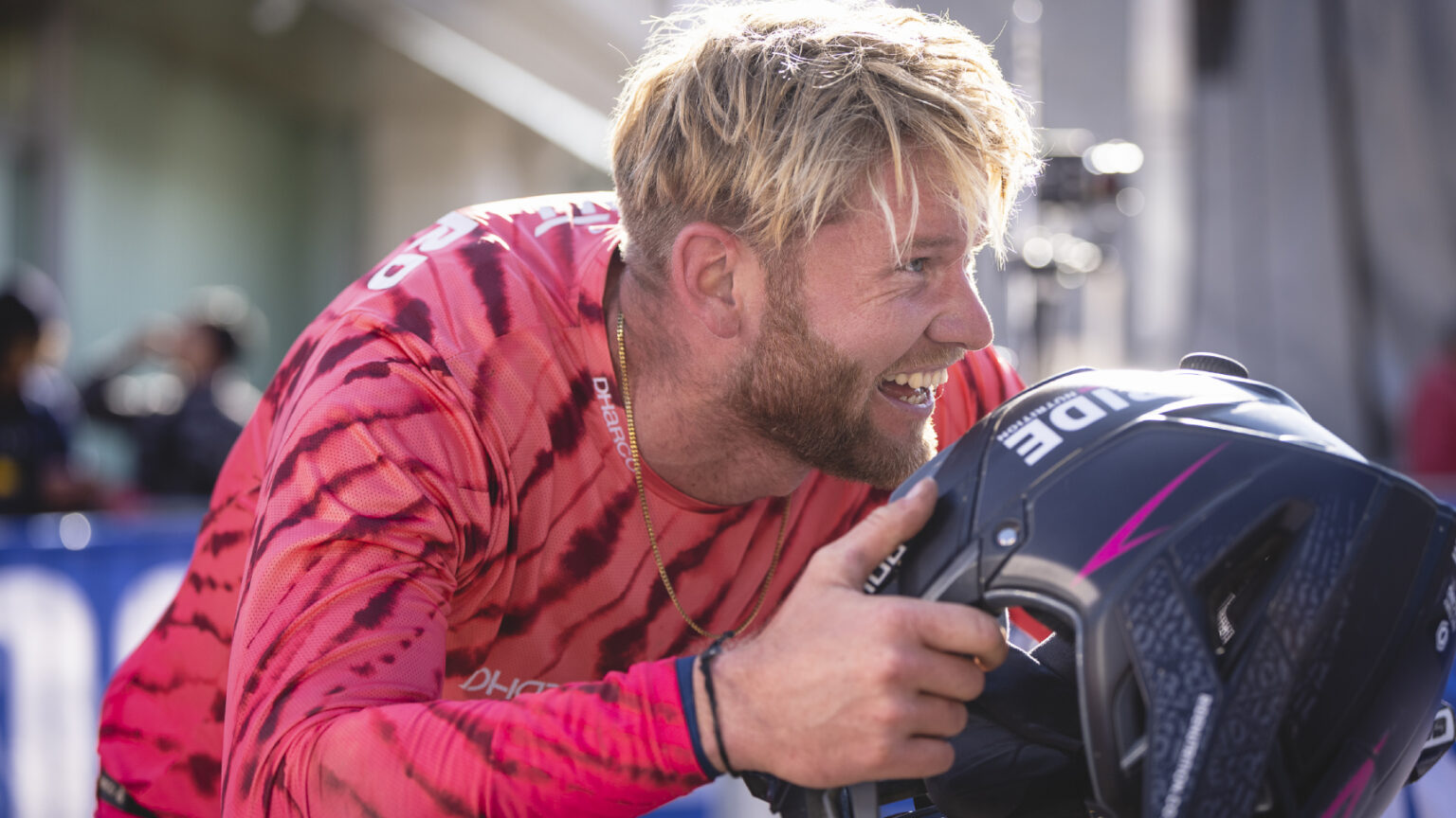 Preparing Before The Mountain Bike Race Begins