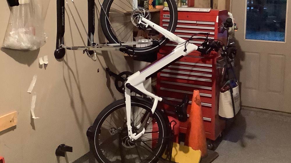 Storing an electric bike properly