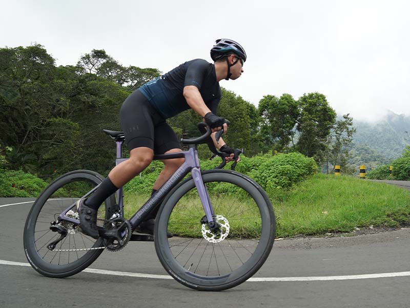 Cruising On The Road With The Polygon Road Bike