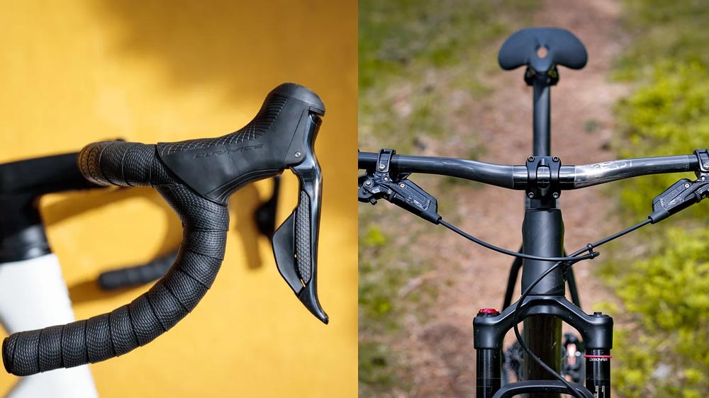 Handlebar road bike vs MTB