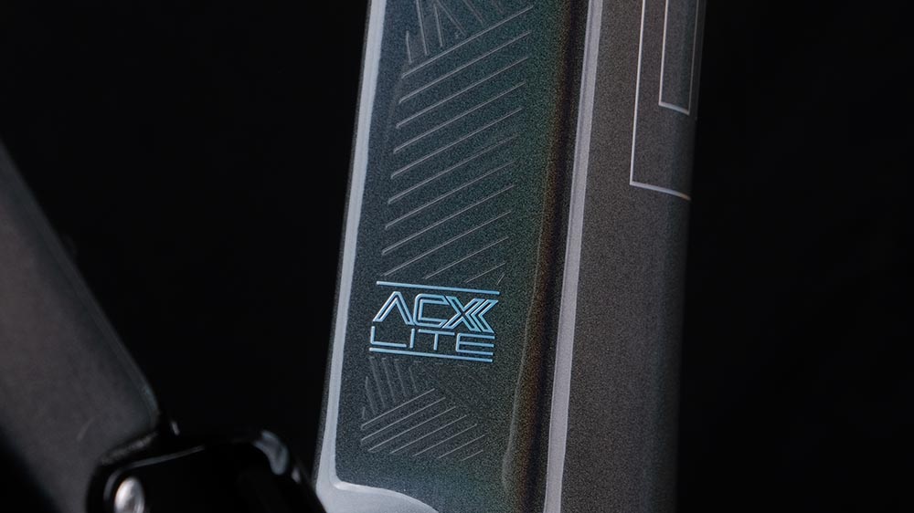 Aerodynamic and lightweight design of a road bicycle frame.