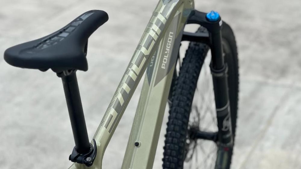 Minimalist design of a hardtail mountain bike