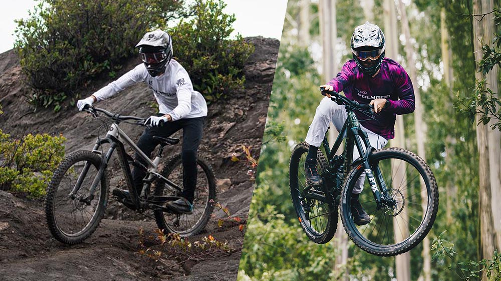 27 vs 29 inch MTB details comparison