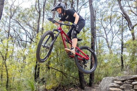 Mountain Biking Prep Session Using A Polygon Kids Mtb