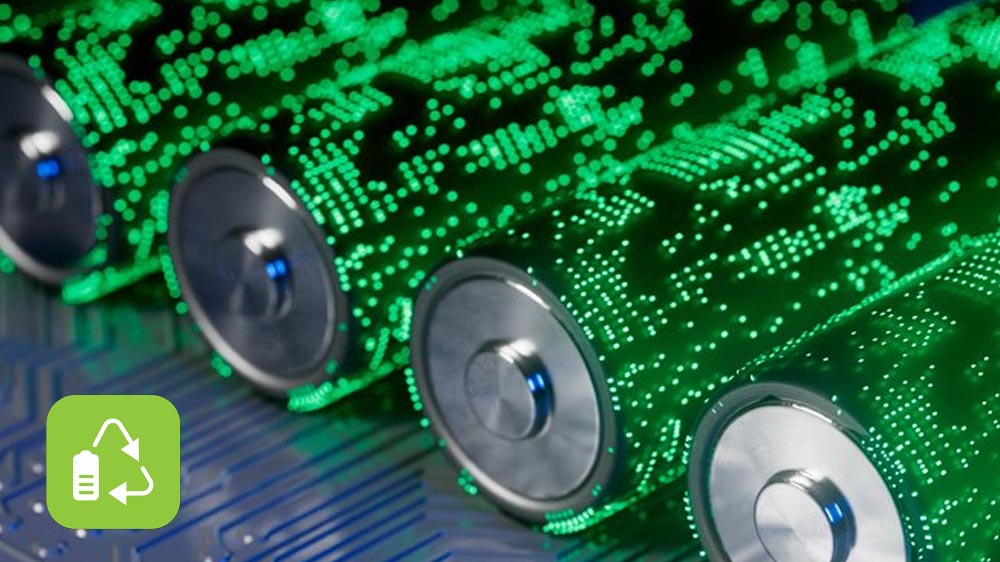 An E bike’s battery is recyclable