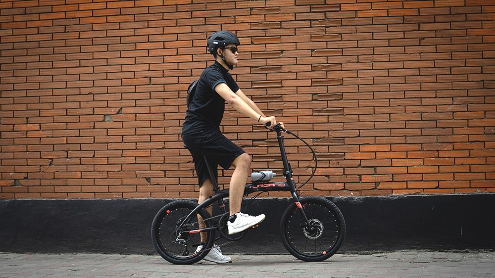 Polygon Urbano 3 foldable bike ready for urban riding