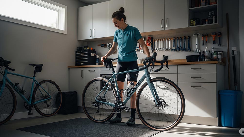 Proper Indoor Storage For A Gravel Bicycle