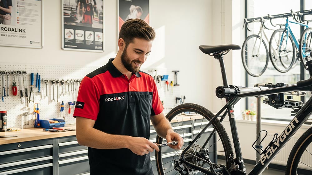 Gravel Bike Undergoing Full Service By A Pro