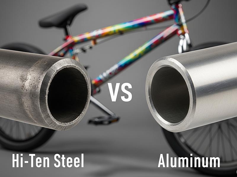 Hi Ten Vs Aluminum Bmx Frame