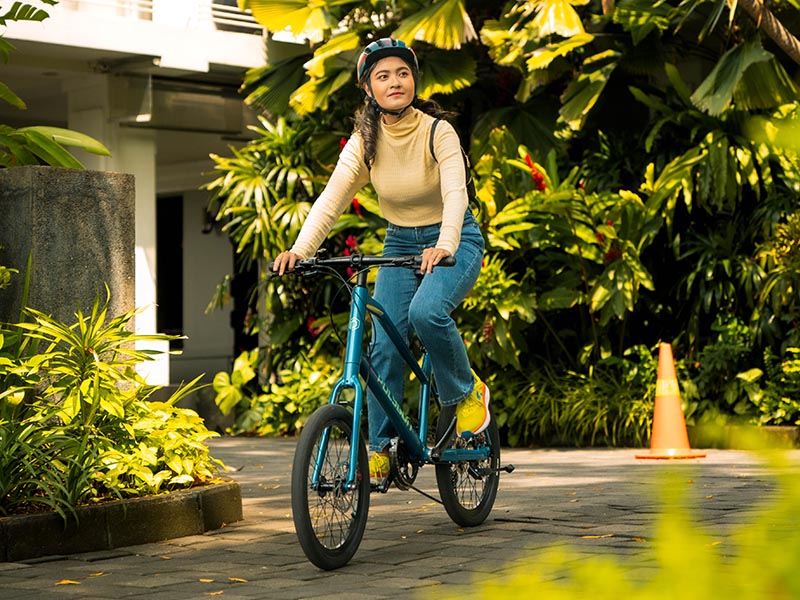 Cruising On The Road With An Electric Mini Velo
