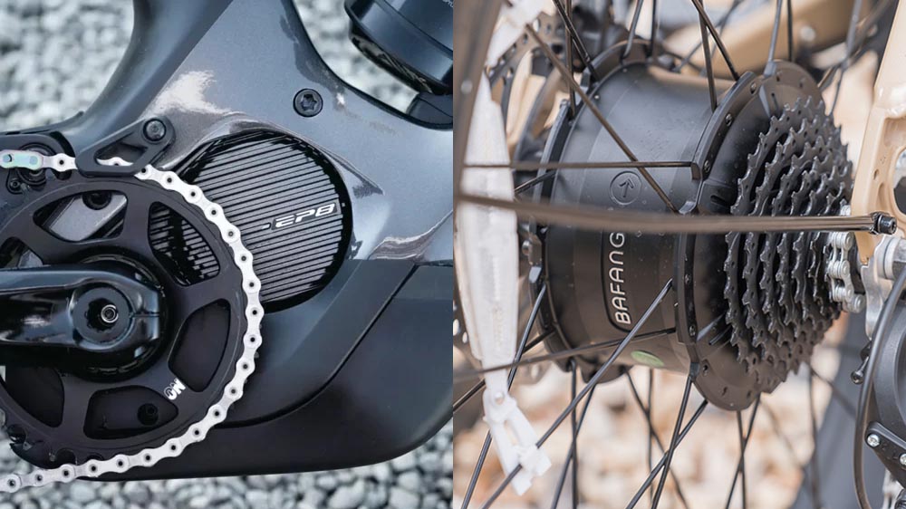 Mid drive electric bike motors