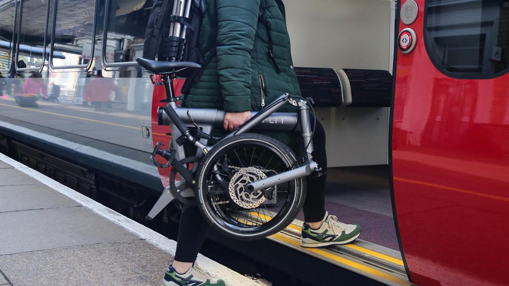 Taking A Folding Bike Inside A Train