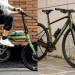 Side By Side Comparison Of Folding And Regular Bicycles