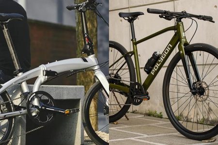 Side By Side Comparison Of Folding And Regular Bicycles