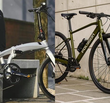 Side By Side Comparison Of Folding And Regular Bicycles
