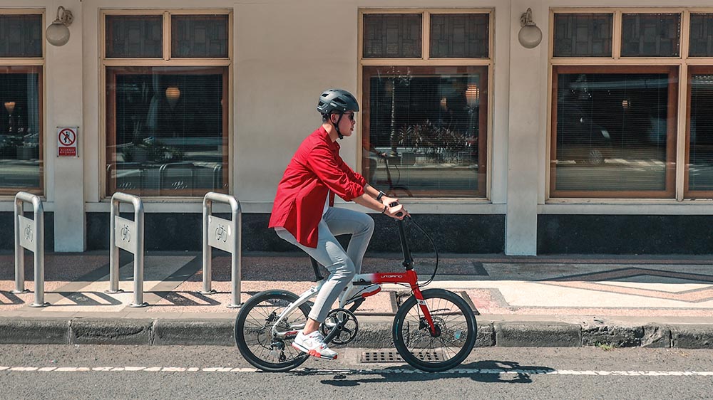 Speed difference tested between folding and standard bicycles