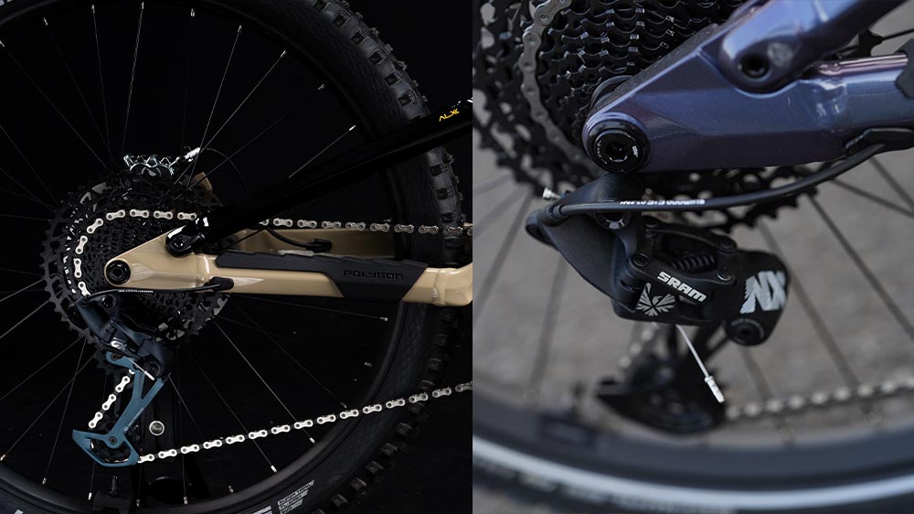 Drivetrain breakdown of Siskiu TE and Siskiu HE e bikes