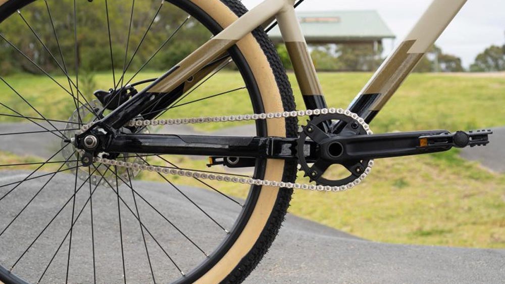 DJ bike single chainring