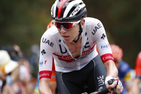 Professional Cyclist Mastering Breath Control