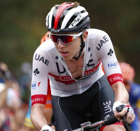 Professional Cyclist Mastering Breath Control