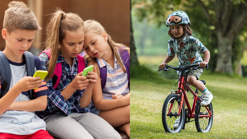 How the digital era influences children’s cycling habits