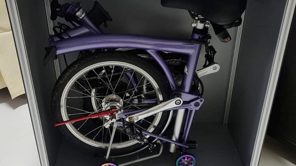 Storing A Folding Bike In A Safe Place