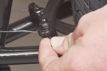 Routine Maintenance Check On A Bmx Bike