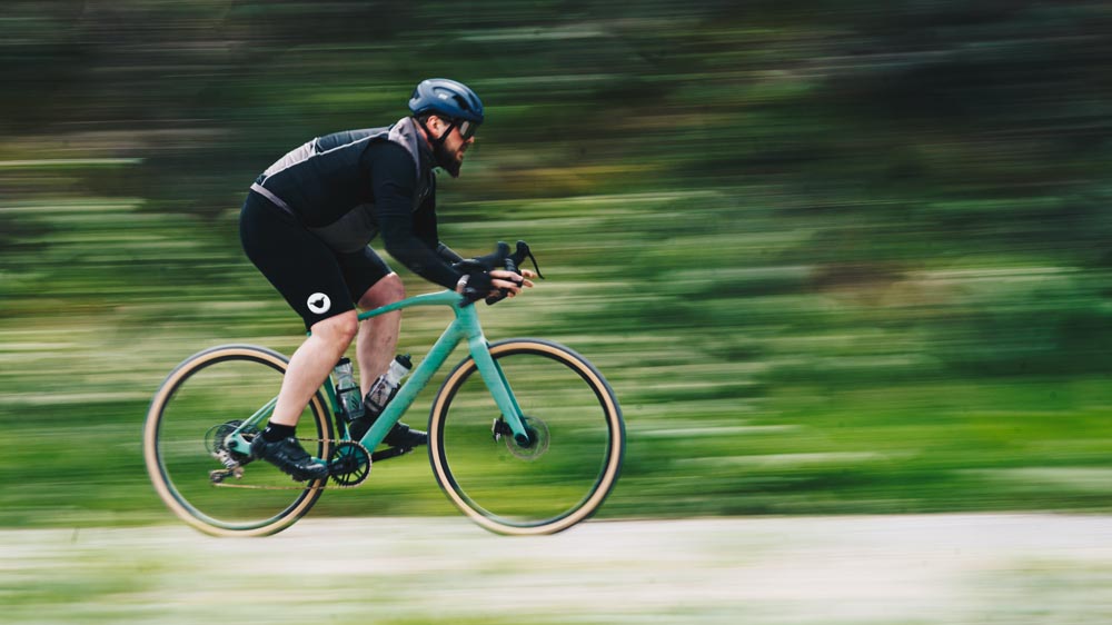 Gravel Bike In Action, Tackling Multiple Tracks